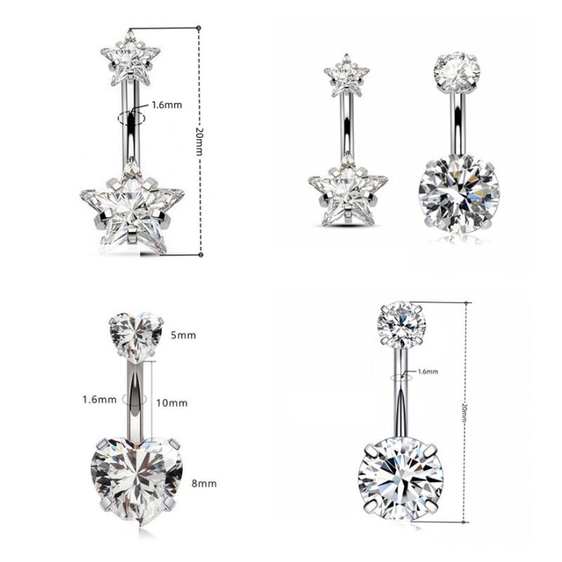 1Pc Sexy Belly Navel Piercing  - مراجعة Body Jewelry Belly Button Rings وسعره