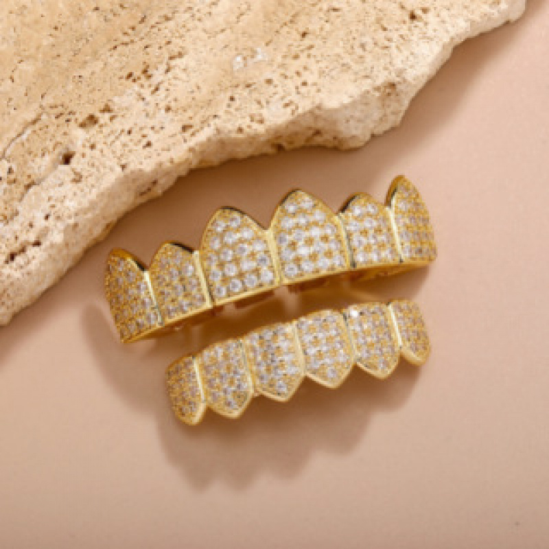 New High-End Luxury Full Diamo - مراجعة Body Jewelry Real Gold وسعره