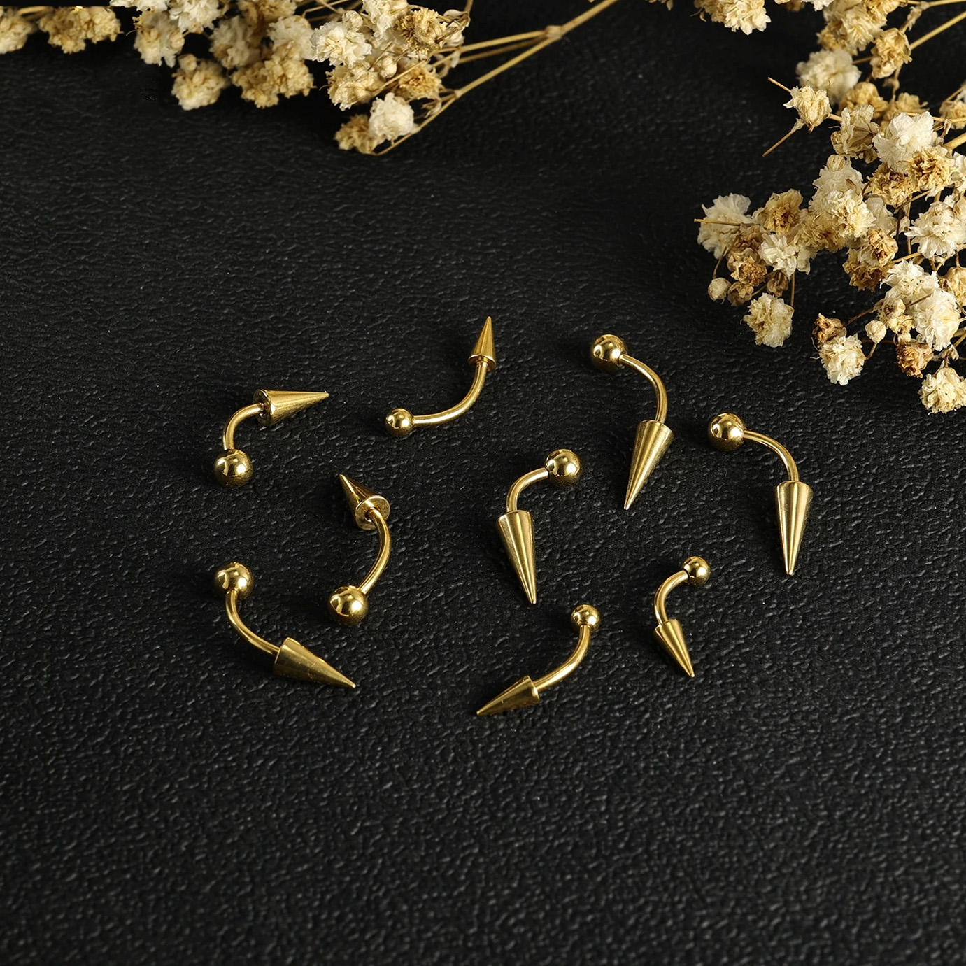 1PC 16G Long Spike Bridge Stai - مراجعة Eyebrow Curved Barbell وسعره