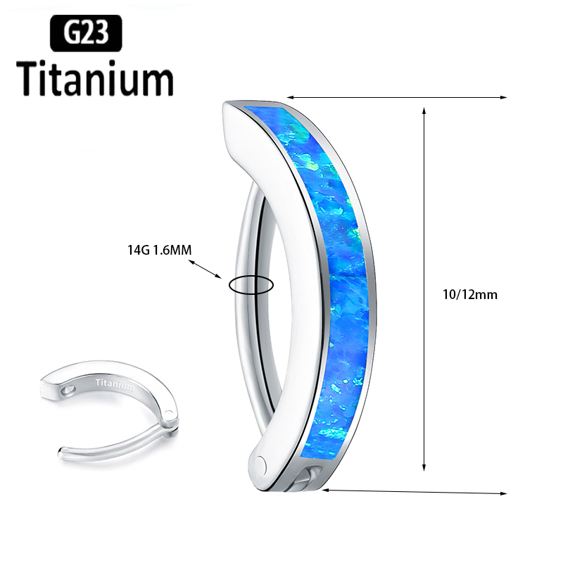 1PC 14G Implant Grade G23 Tita - مراجعة Body Jewelry Implant Grade وسعره