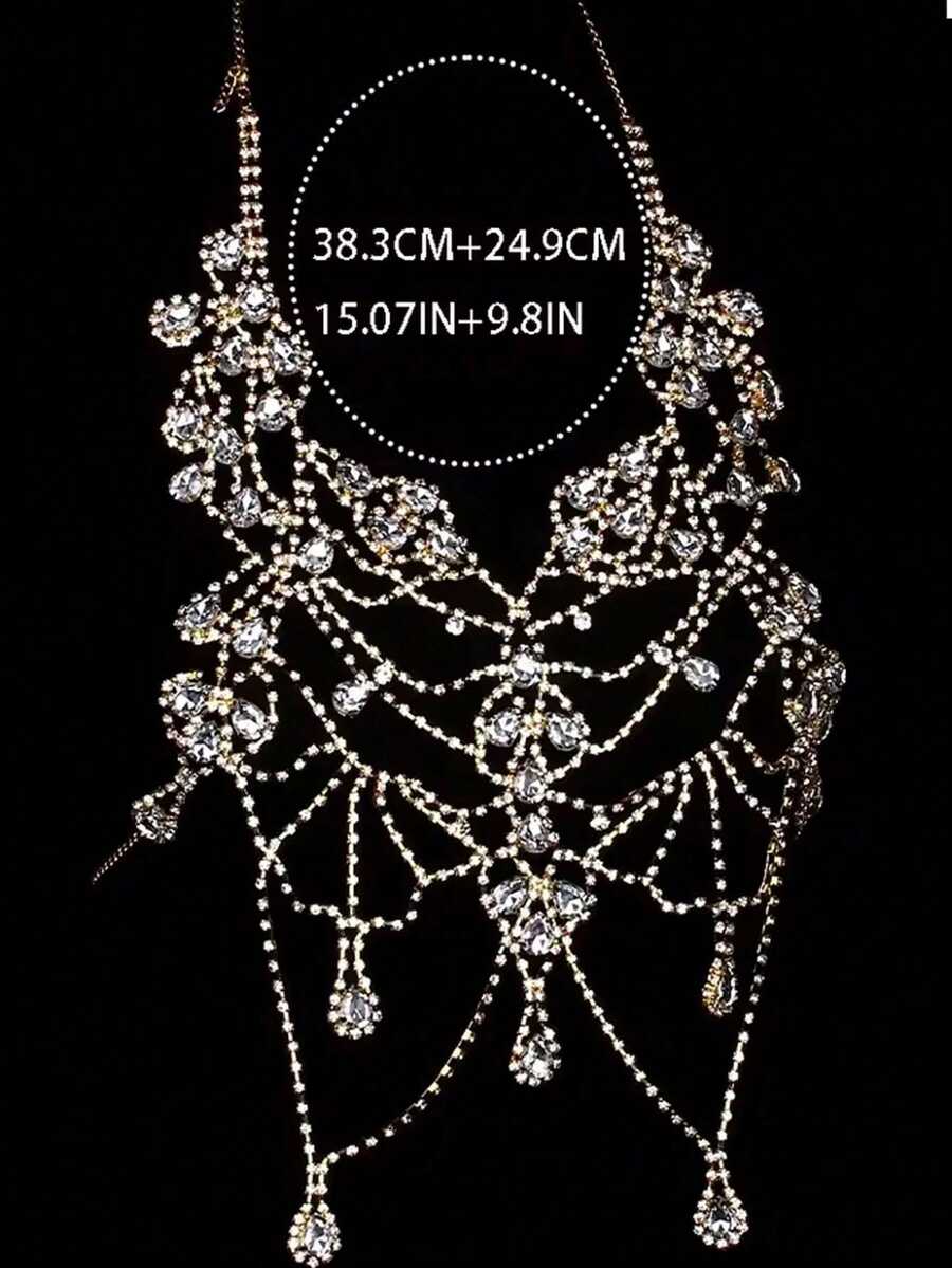 Rhinestone Body Chain Bra Neck - مراجعة Body Chain Jewelry وسعره