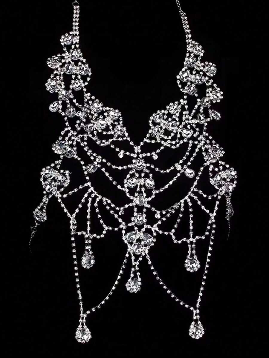 Rhinestone Body Chain Bra Neck - مراجعة Body Chain Jewelry وسعره