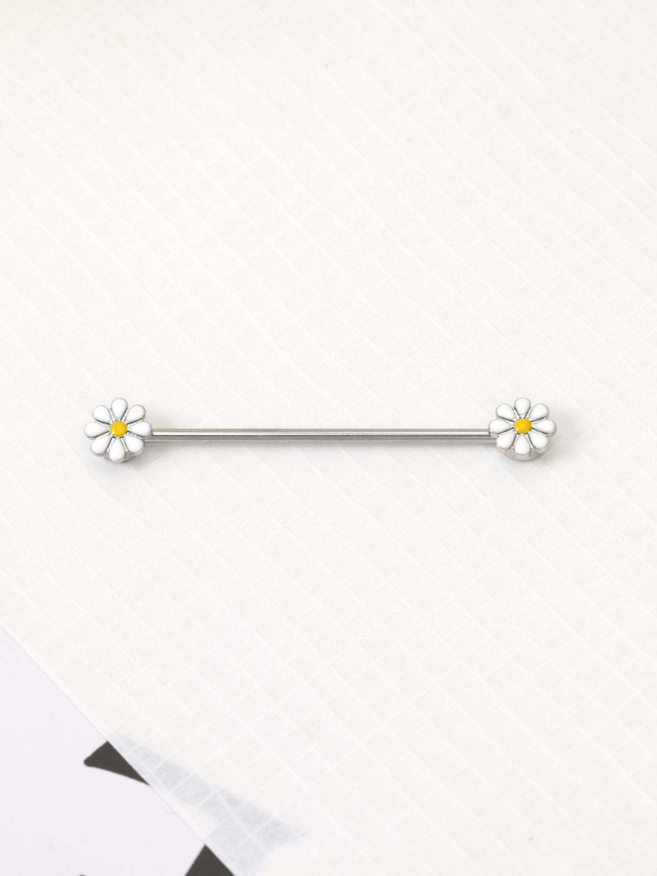 16G Arrows Hearts Industrial B - مراجعة Body Jewelry Barbell وسعره