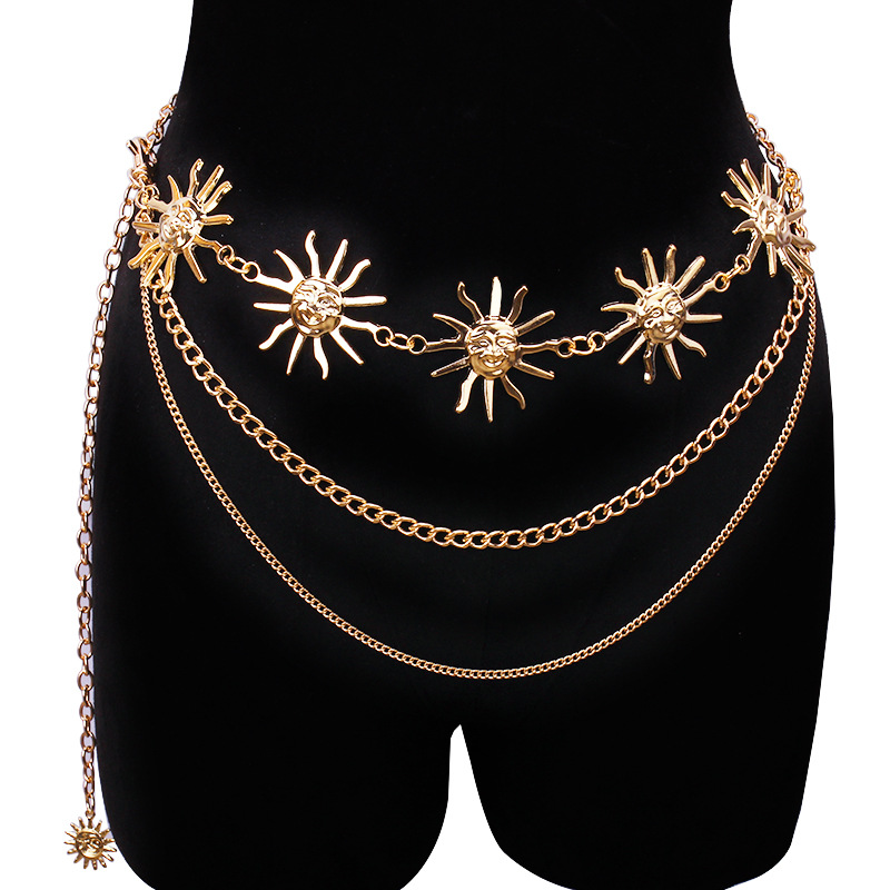 Chunky Multilayer Punk Gothic  - مراجعة Body Chain Jewelry وسعره