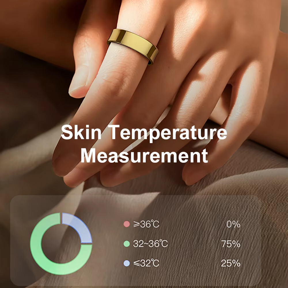 R09 Smart Ring Men Women with  - مراجعة Daith Heart Ring وسعره