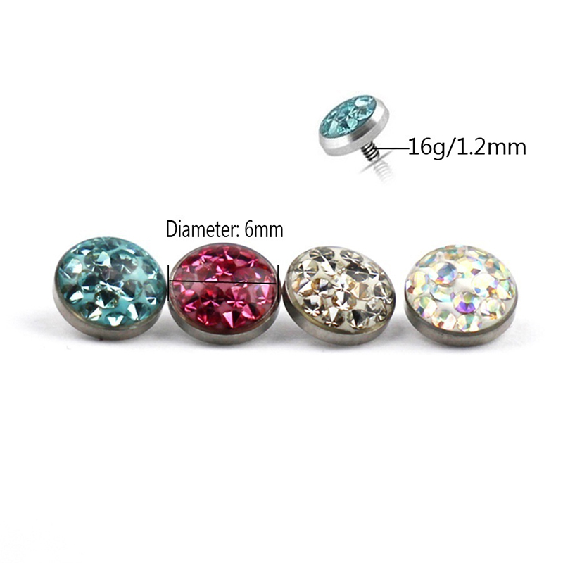 1PC Dermal Anchor Top Piercing - مراجعة Body Jewelry Implants وسعره