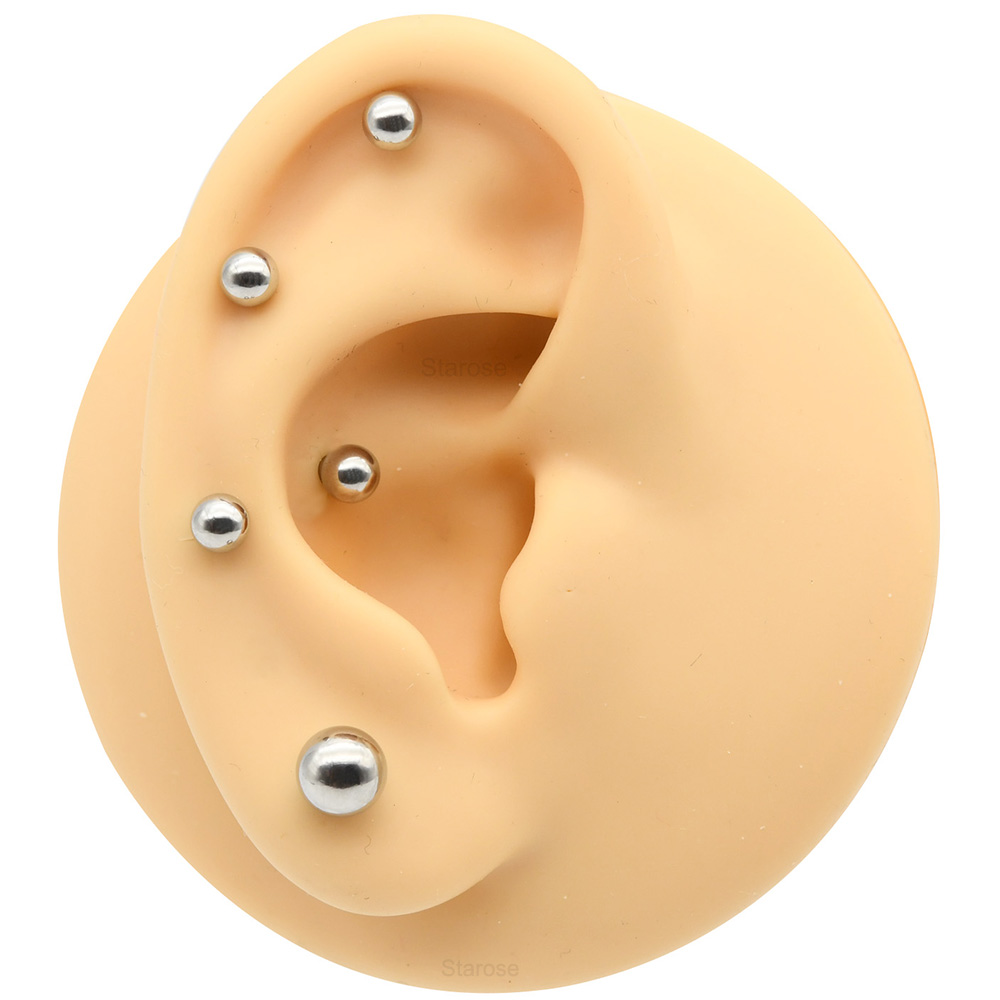 1Pc 12G-00G Stainless Steel St - مراجعة Tongue Barbell Straight وسعره