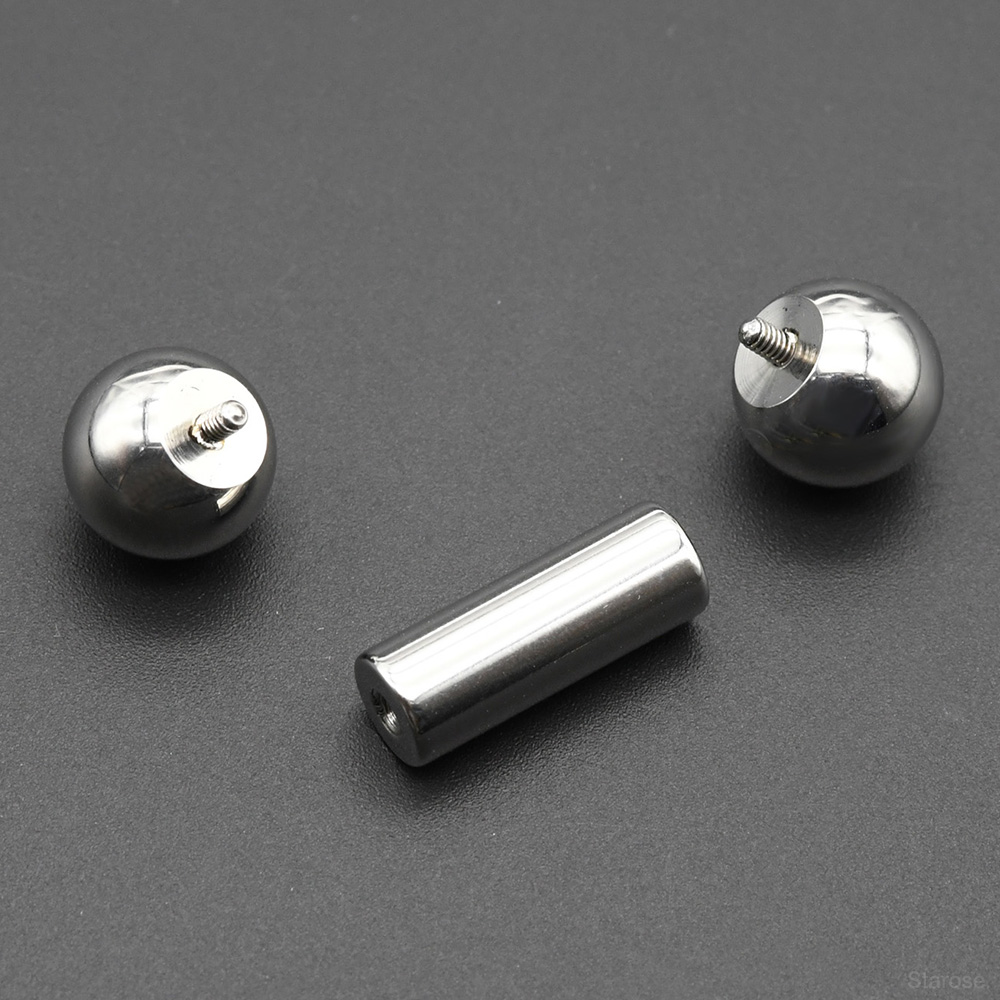 1Pc 12G-00G Stainless Steel St - مراجعة Tongue Barbell Straight وسعره