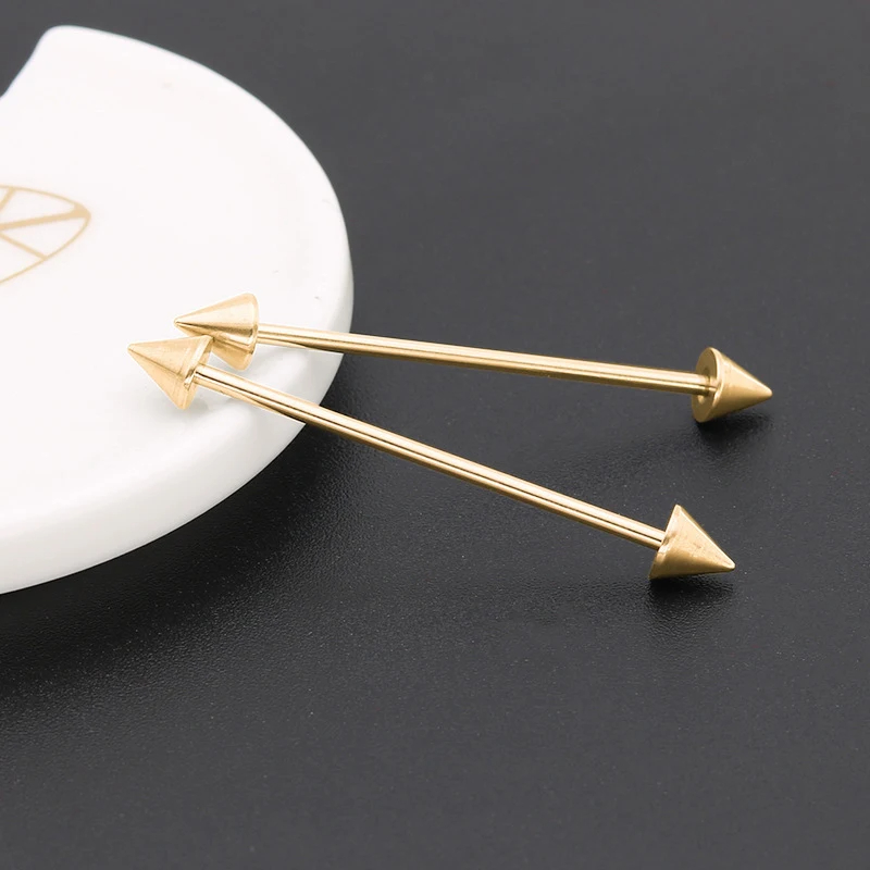 1Pcs Stainless Steel Straight  - مراجعة Tongue Barbell Straight وسعره