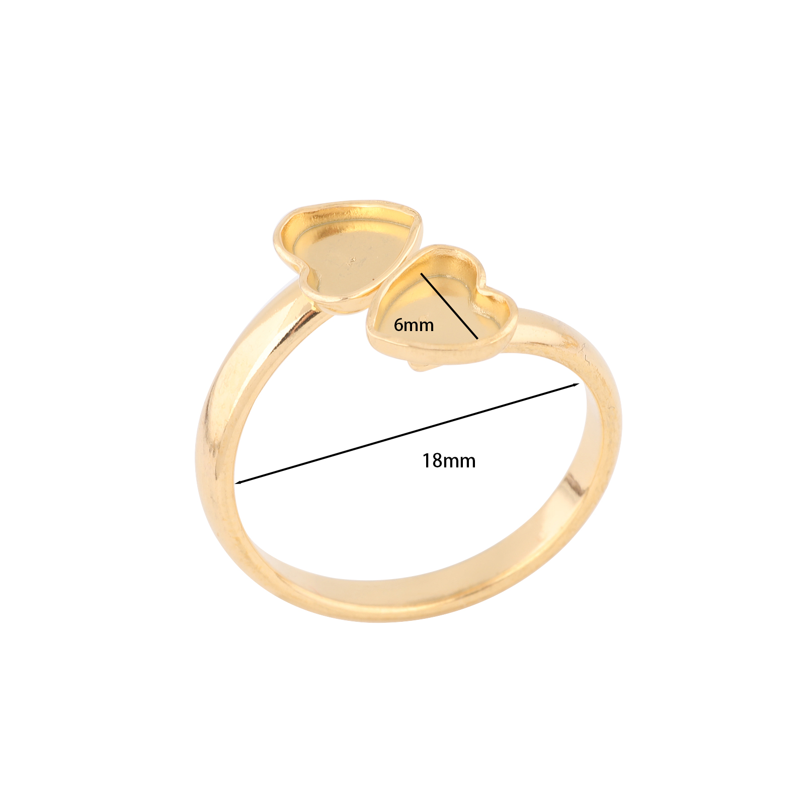 10pcs Stainless Steel Gold Pla - مراجعة Daith Heart Ring وسعره