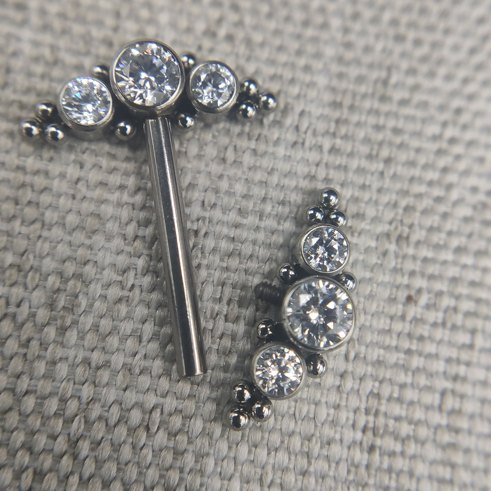 14G Implant Grade Titanium AST - مراجعة Body Jewelry Implant Grade وسعره