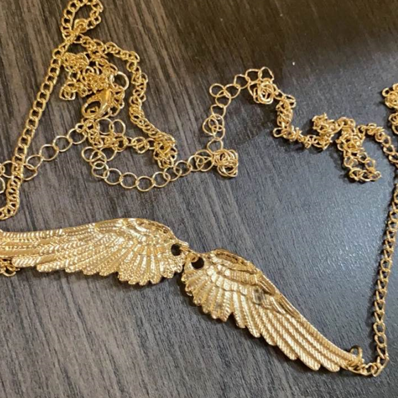 Double Layer Wings Angel Waist - مراجعة Body Chain Jewelry وسعره