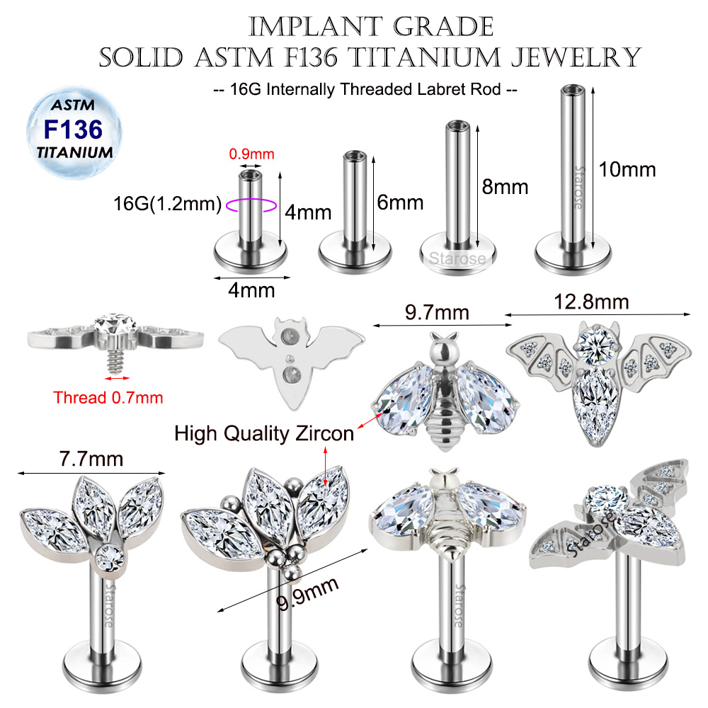 Implant Grade ASTM F-136 Titan - مراجعة Body Jewelry Implant Grade وسعره