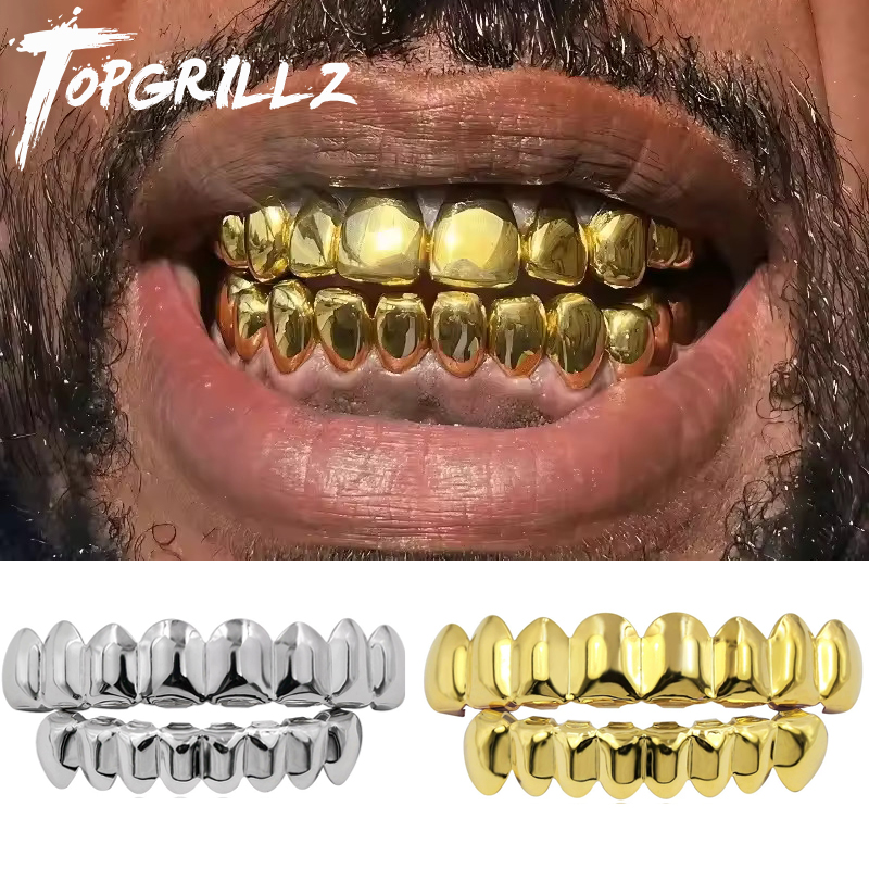 TOPGRILLZ Gold Silver Plated H - مراجعة Body Jewelry Real Gold وسعره