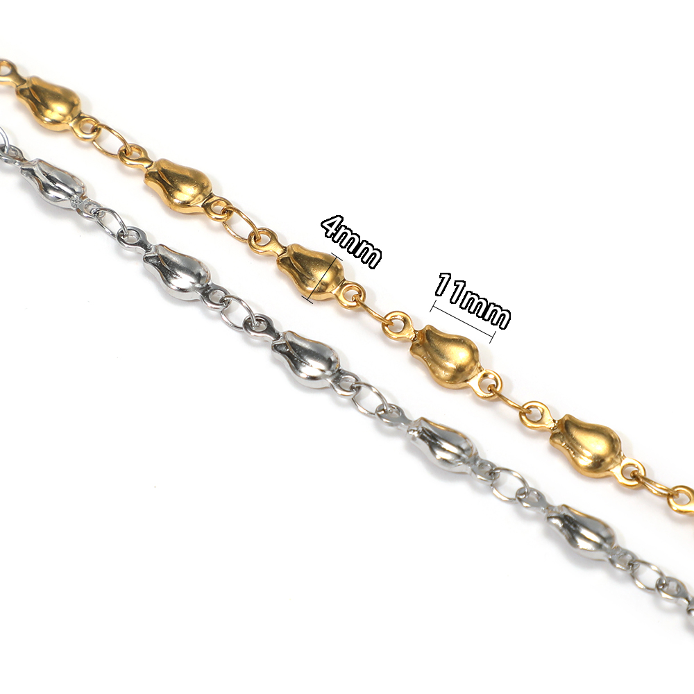1 Meter Stainless Steel Flower - مراجعة Body Chain Jewelry وسعره