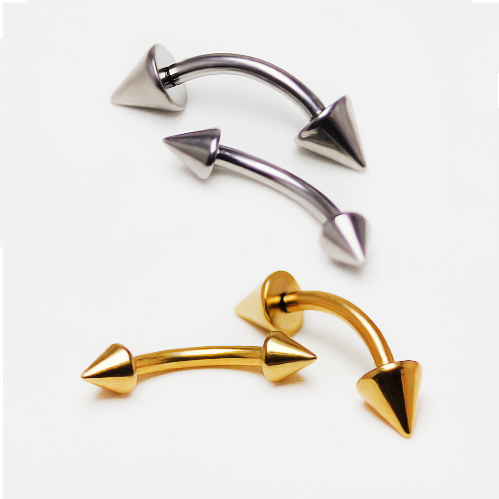 F136 Titanium Piercing 3-5mm O - مراجعة Eyebrow Curved Barbell وسعره