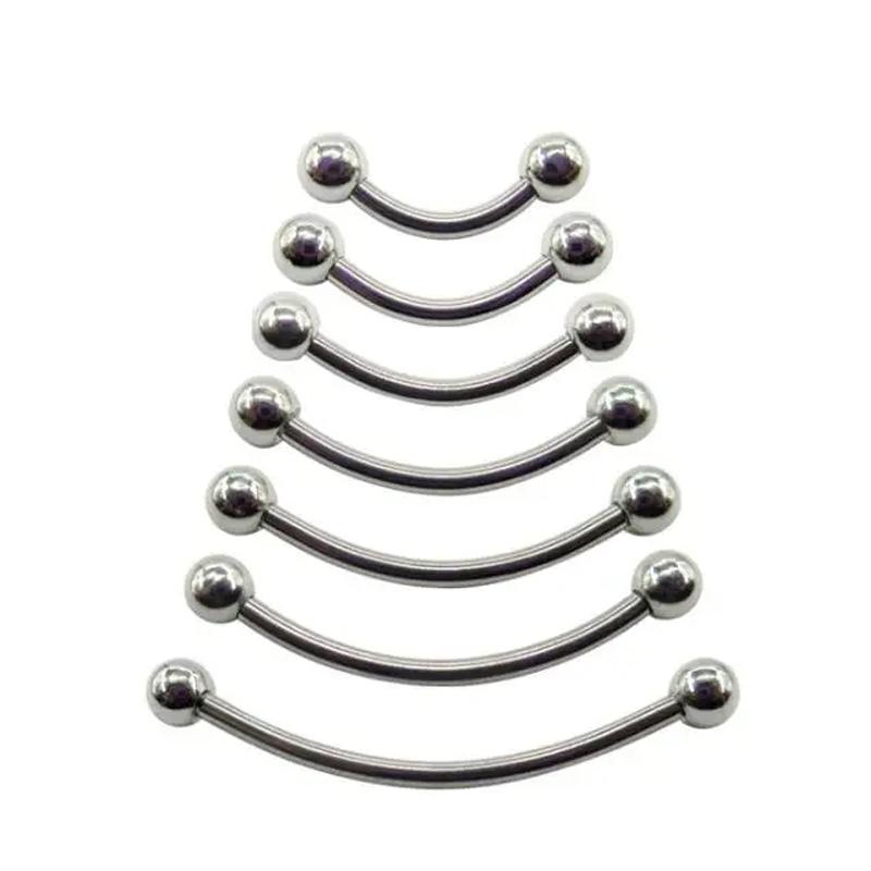 2 Pieces 16G Long Eyebrow Ring - مراجعة Eyebrow Curved Barbell وسعره
