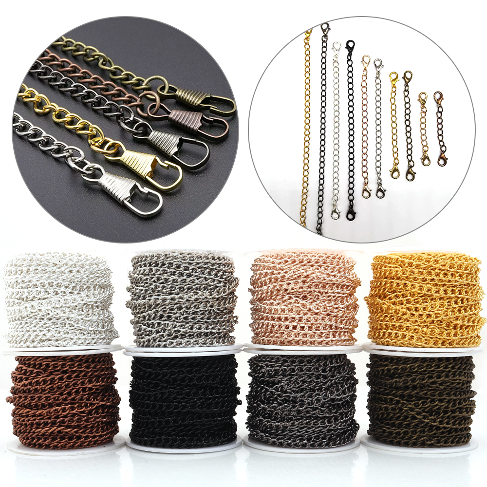 10yards/roll Flat 2-6mm Extens - مراجعة Body Chain Jewelry وسعره
