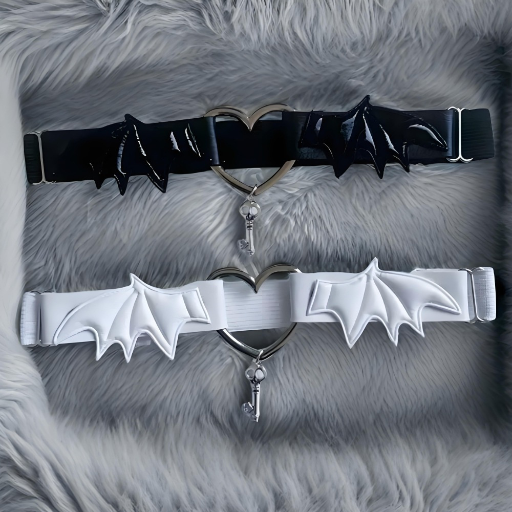 Gothic Harajuku Black Heart Wi - مراجعة Body Chain Jewelry وسعره
