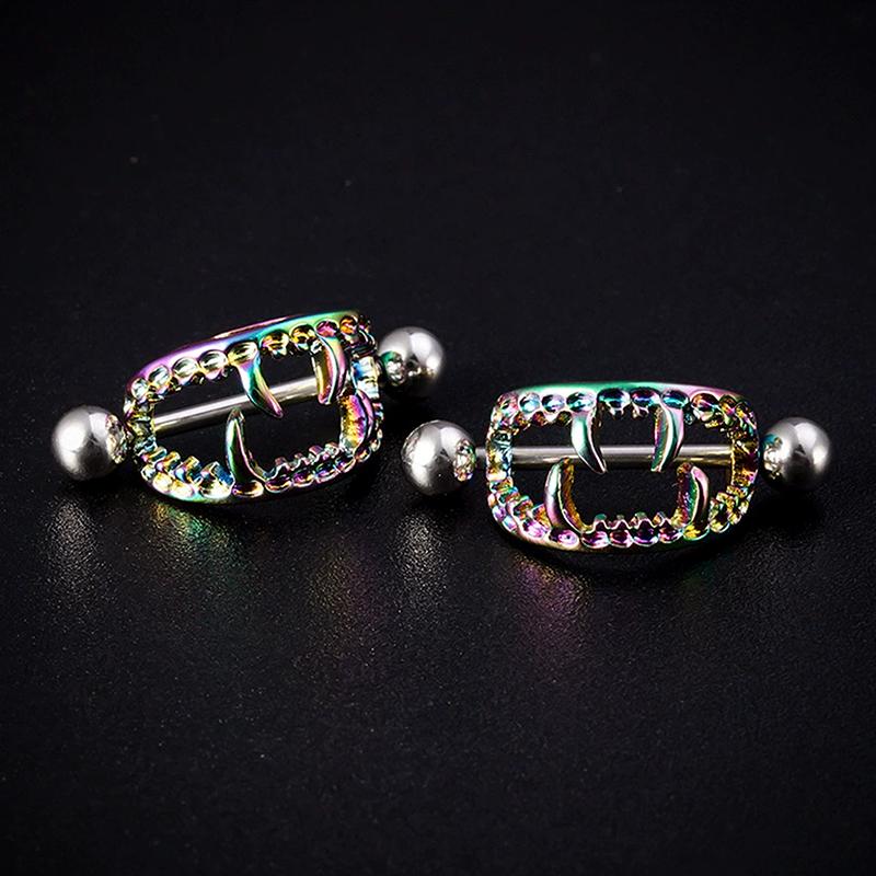 1pcs Stainless Steel Nipple Ri - مراجعة Body Jewelry Barbell وسعره