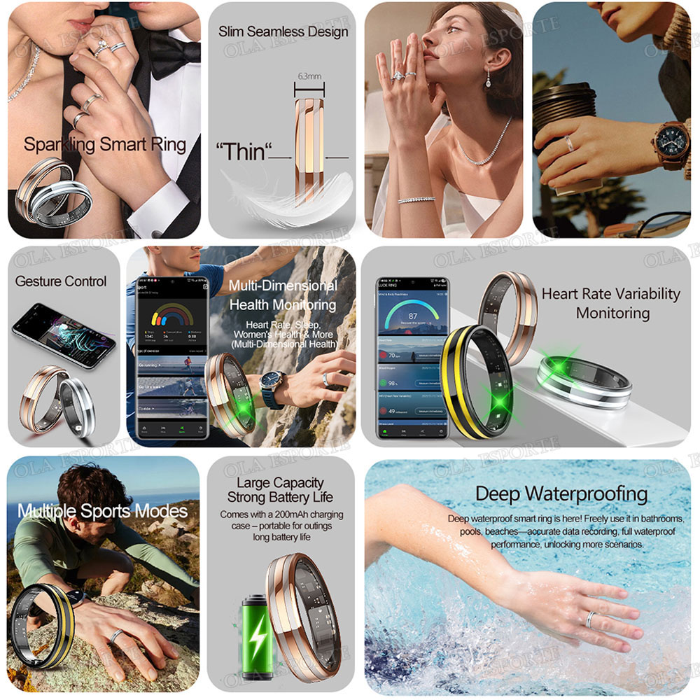 Gesture Sensing Smart Ring Hea - مراجعة Daith Heart Ring وسعره