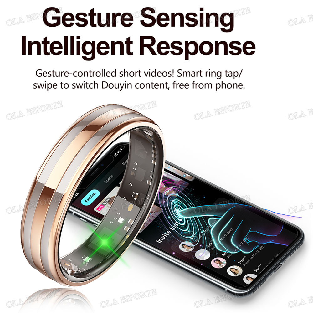 Gesture Sensing Smart Ring Hea - مراجعة Daith Heart Ring وسعره