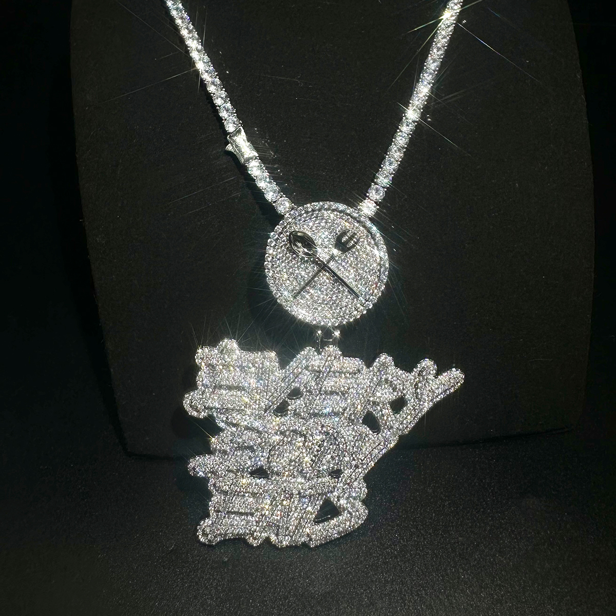 Aokaishen Iced Out Necklace Pe - مراجعة Body Jewelry Real Gold وسعره