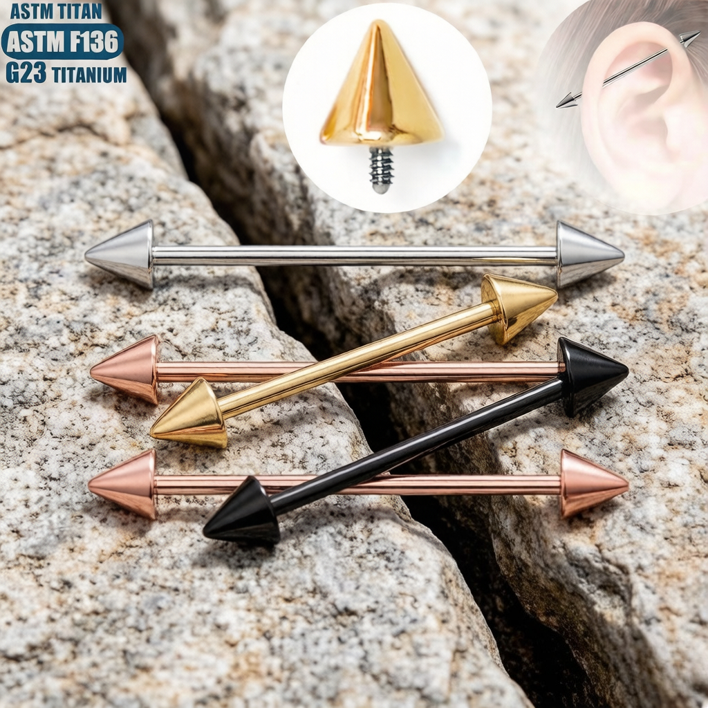 G23 Titanium 16G Straight Heli - مراجعة Tongue Barbell Straight وسعره