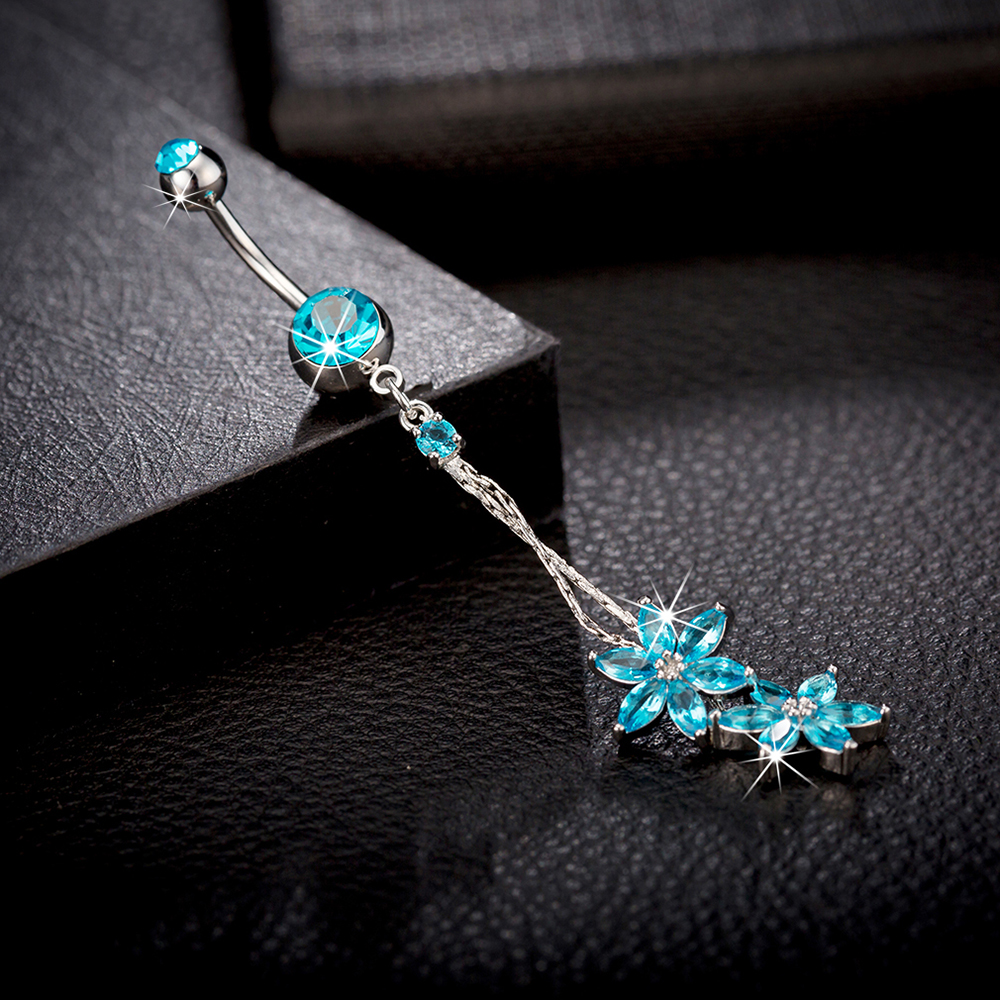 Kuniu 1pc y2k Fashion Flower P - مراجعة Body Jewelry Implants وسعره