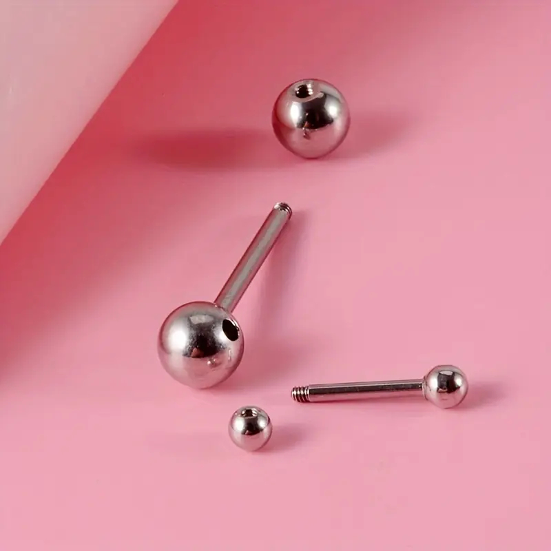 1pc 14G Stainless Steel T-Shap - مراجعة Tongue Barbell Straight وسعره